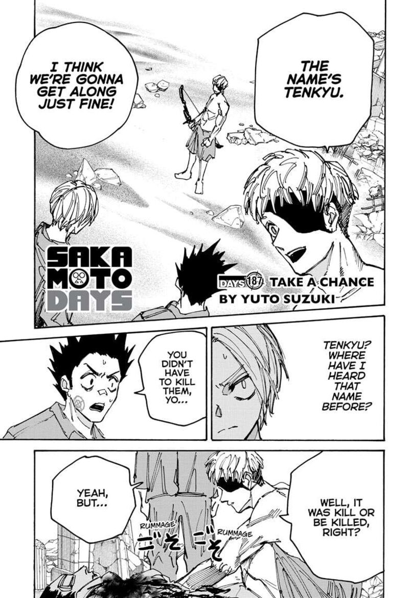Sakamoto Days Chapter 187